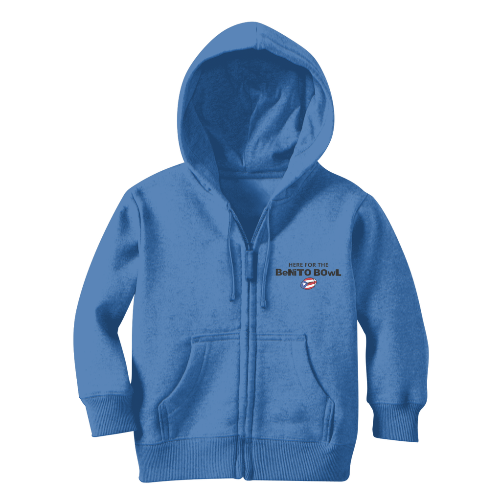 Benito Bowl Classic Kids Zip Hoodie