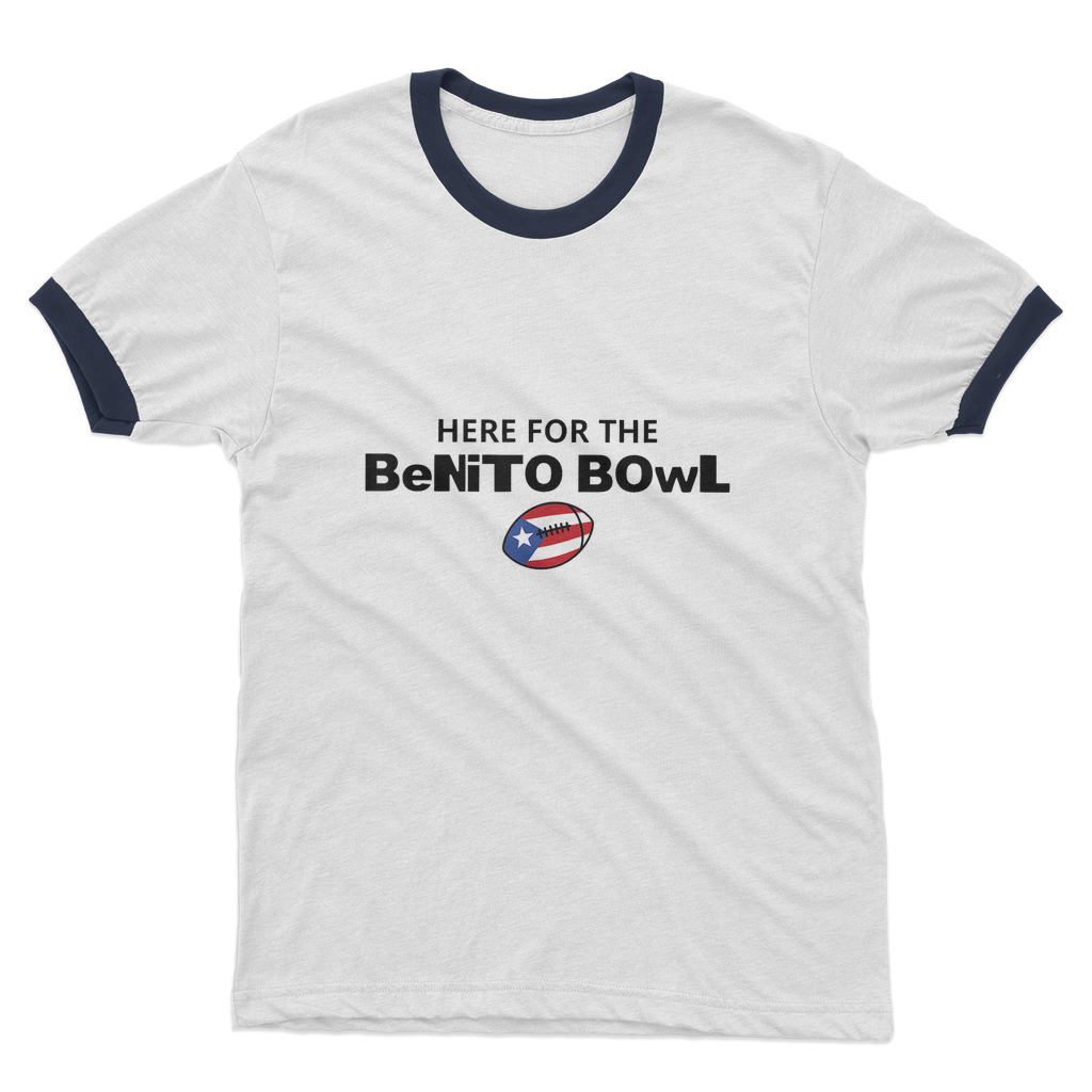 Benito Bowl Adult Ringer T-Shirt
