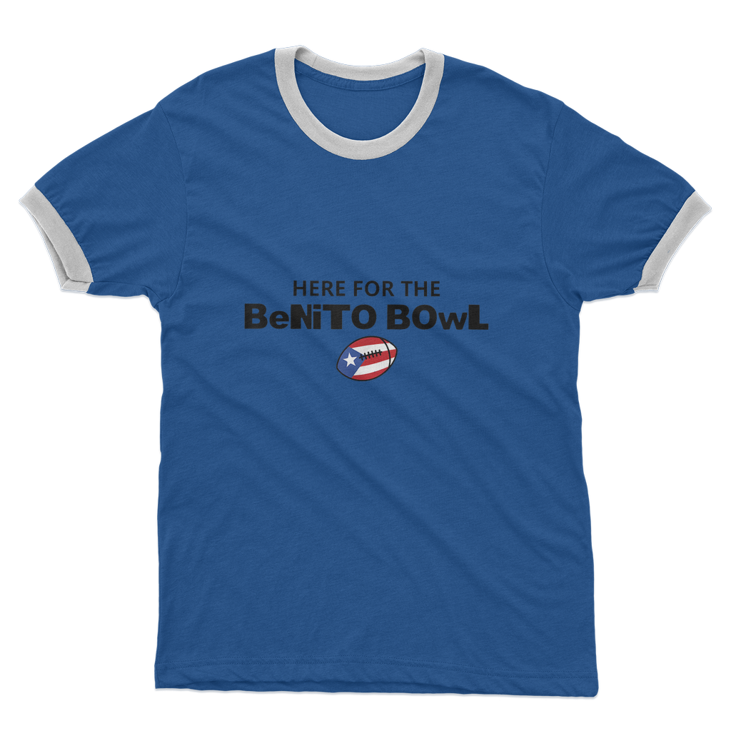 Benito Bowl Adult Ringer T-Shirt