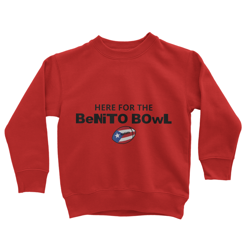 Benito Bowl Classic Kids Sweatshirt