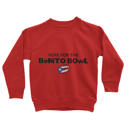 Benito Bowl Classic Kids Sweatshirt