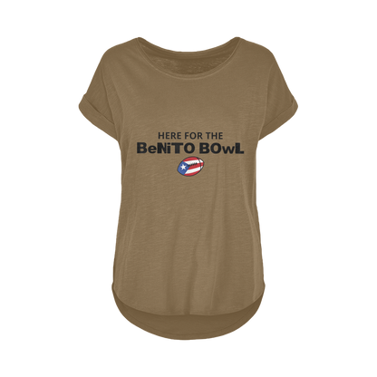 Benito Bowl Women's Long Slub T-Shirt XS-5XL