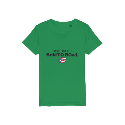 Benito Bowl Organic Jersey Kids T-Shirt