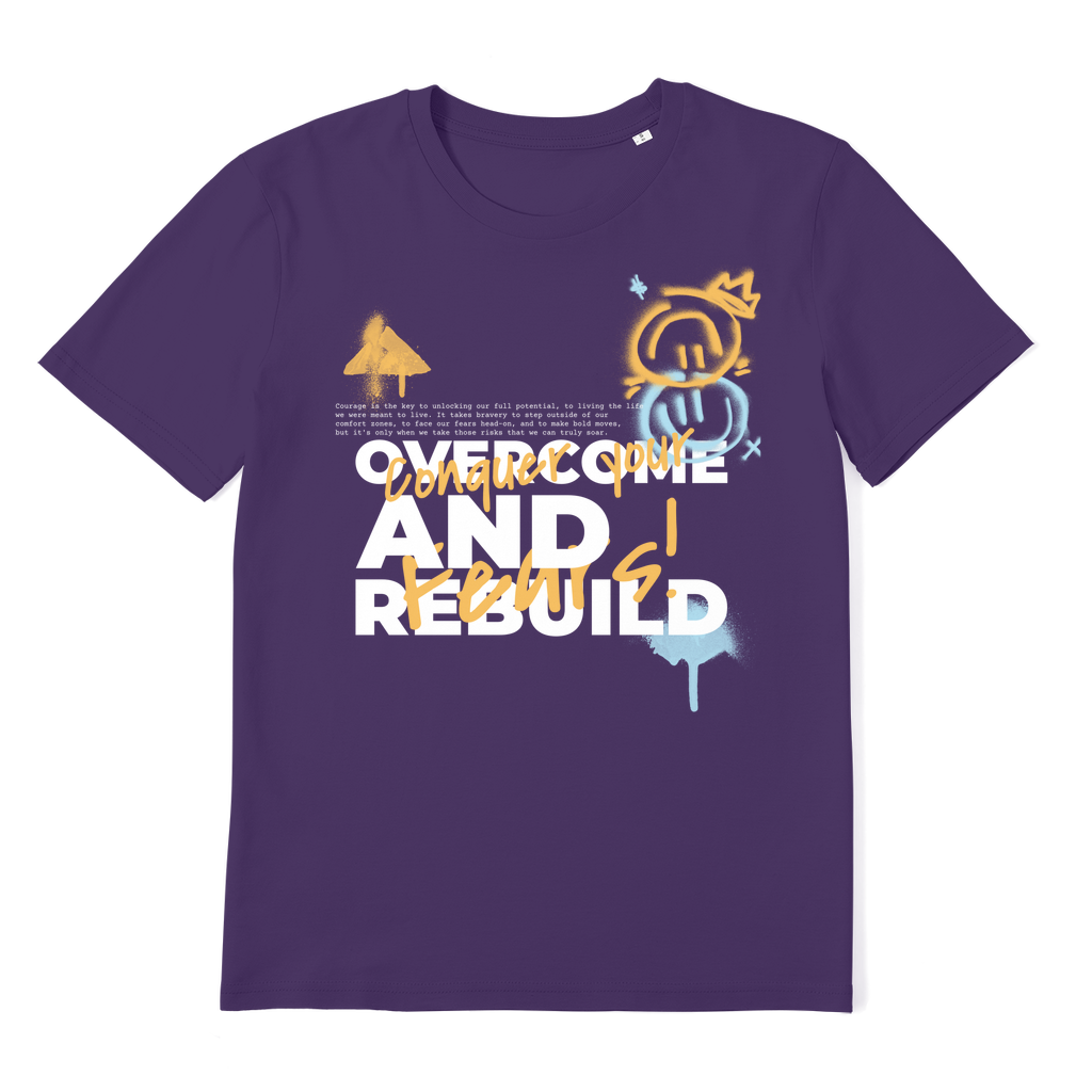 ZerofeaR Conquer Premium Organic Adult T-Shirt
