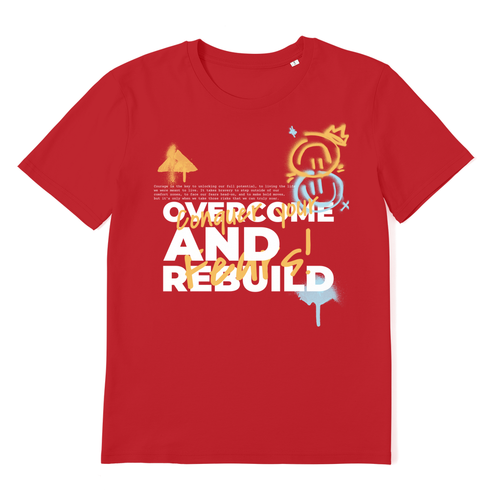 ZerofeaR Conquer Premium Organic Adult T-Shirt