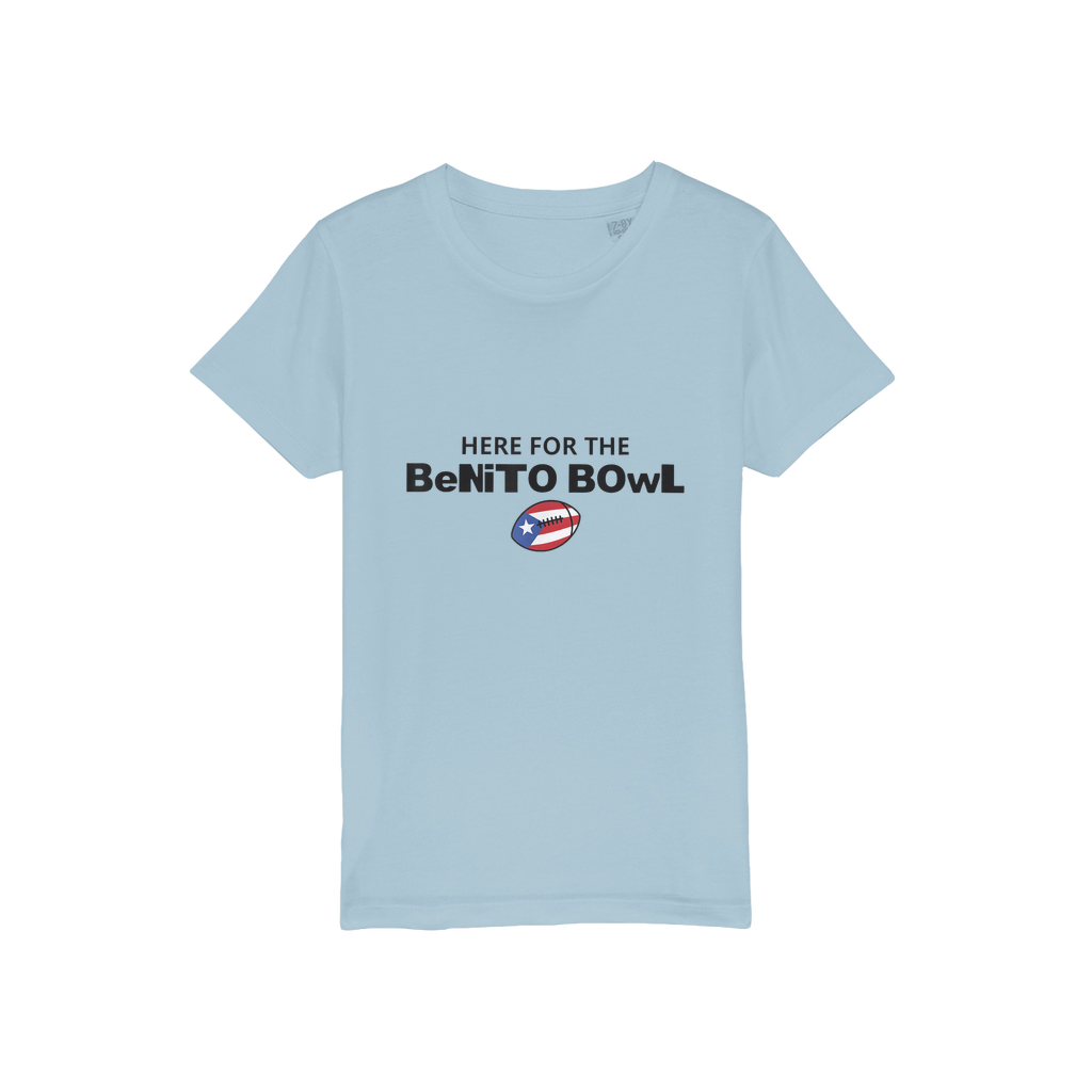 Benito Bowl Organic Jersey Kids T-Shirt