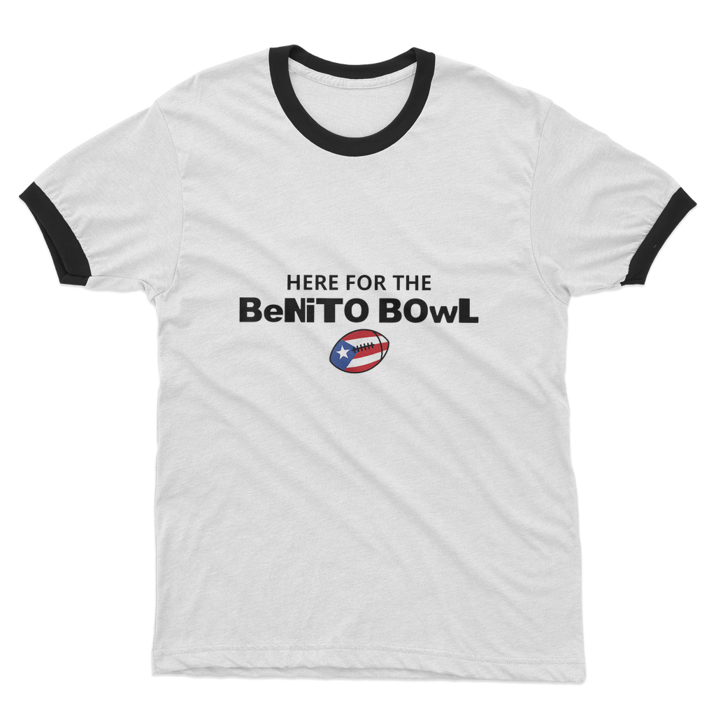 Benito Bowl Adult Ringer T-Shirt