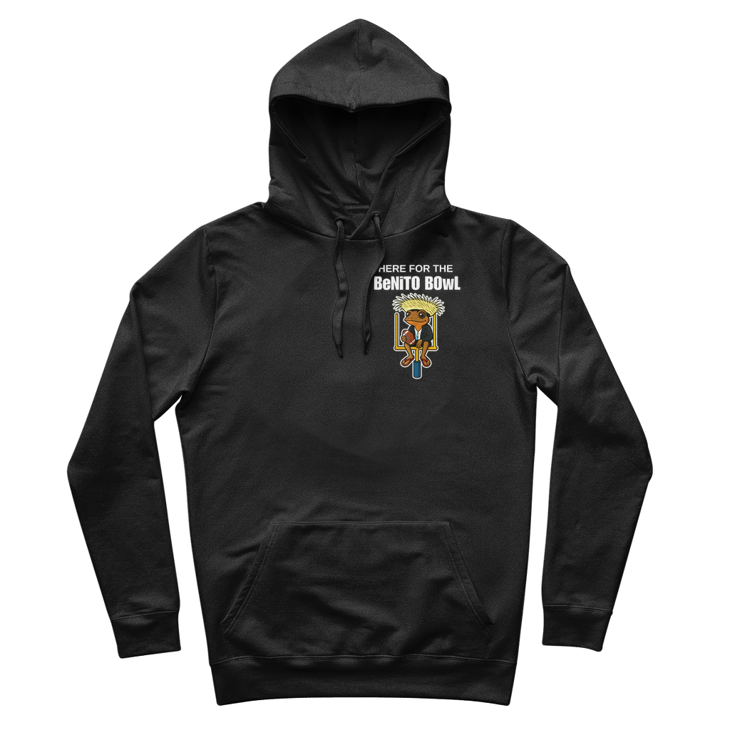 Benito Bowl 100% Organic Cotton Hoodie