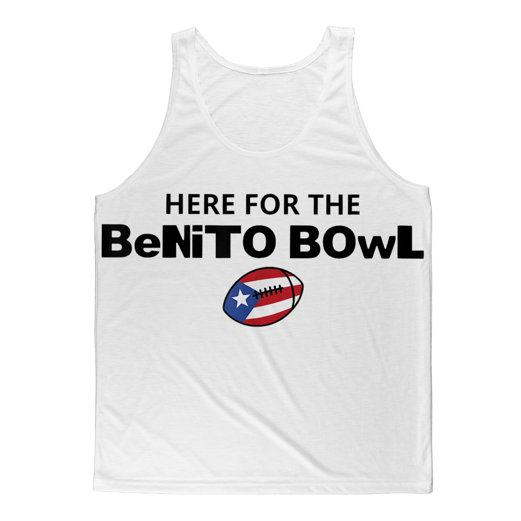 Benito Bowl Classic Sublimation Adult Tank Top