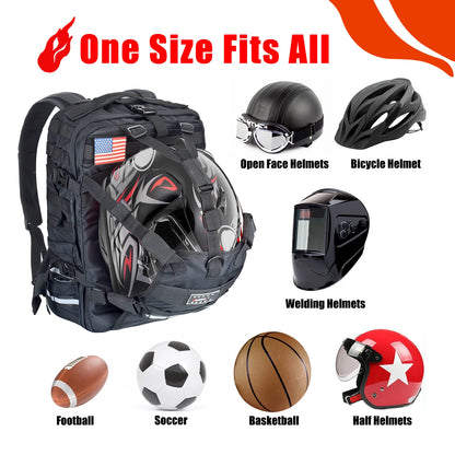 Motorcycle Helmet Backpack Waterproof