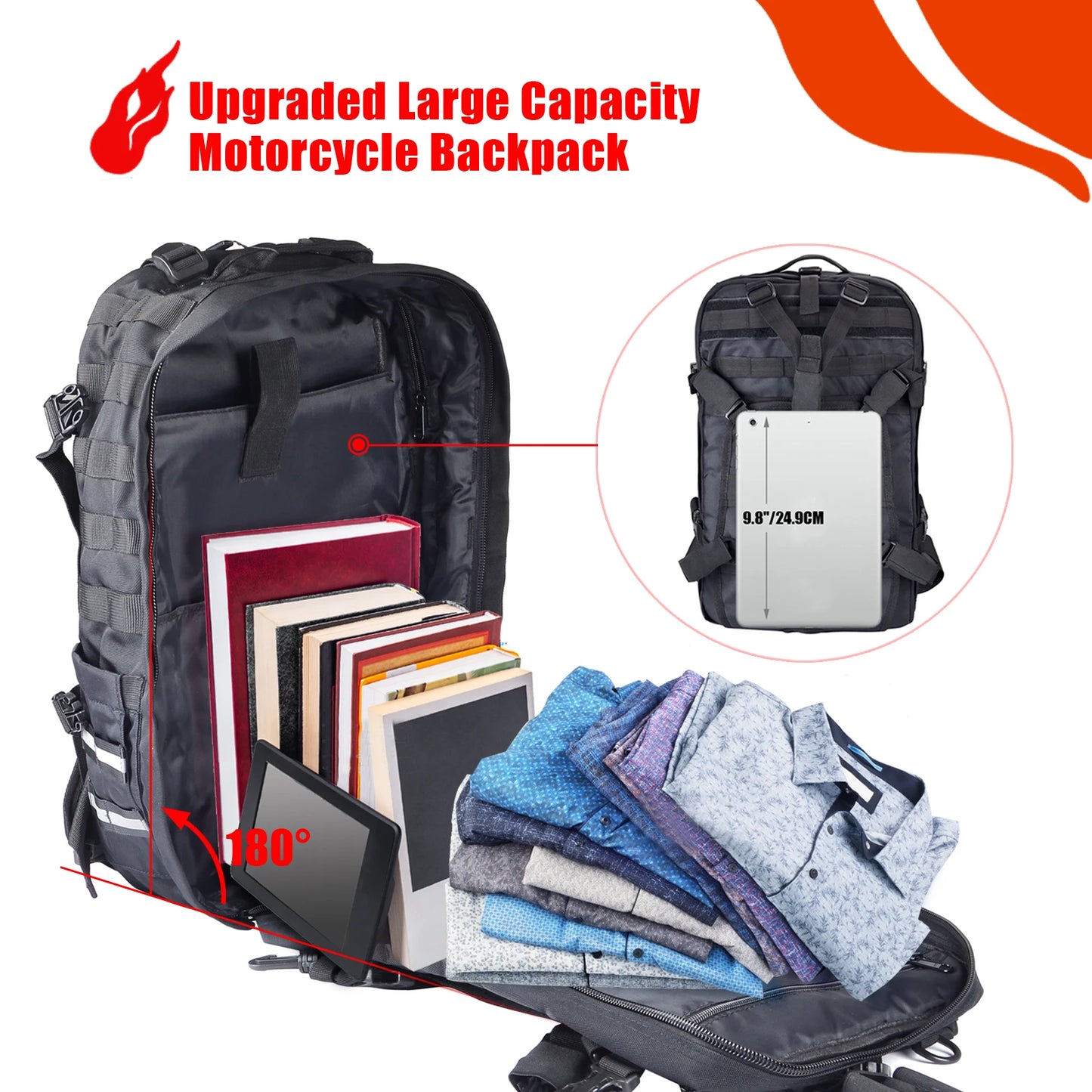 Motorcycle Helmet Backpack Waterproof