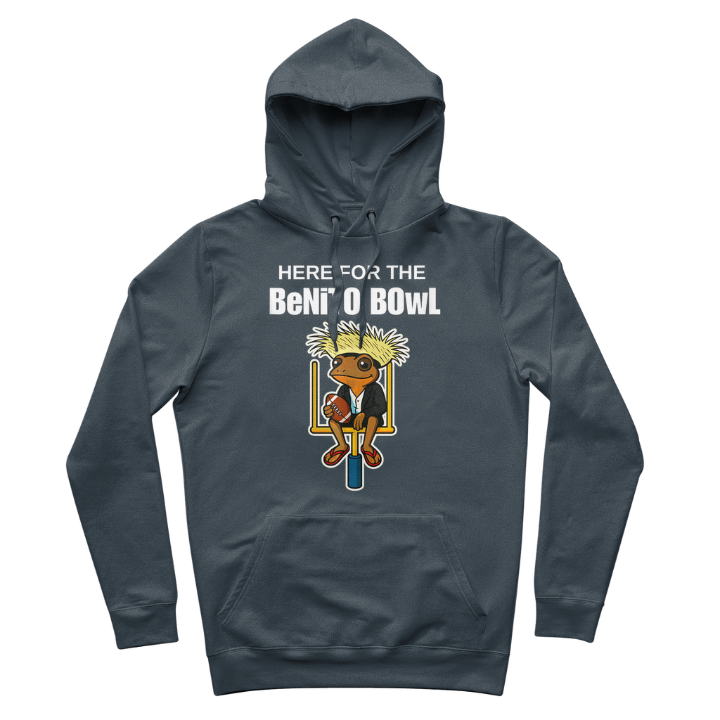 Benito Bowl 100% Organic Cotton Hoodie