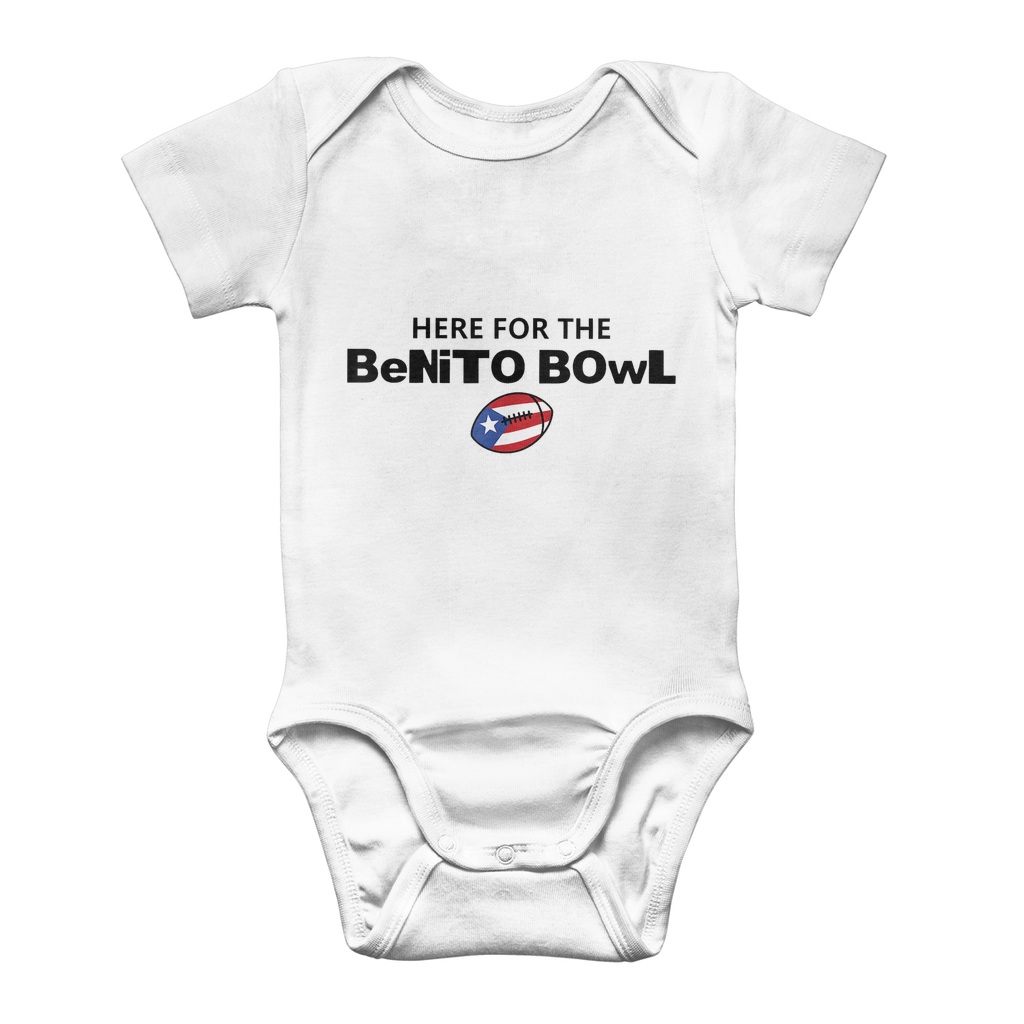 Benito Bowl Classic Baby Onesie Bodysuit