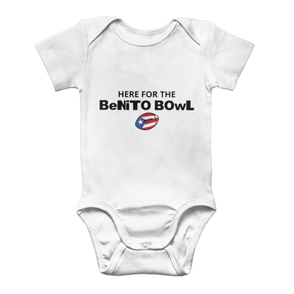 Benito Bowl Classic Baby Onesie Bodysuit