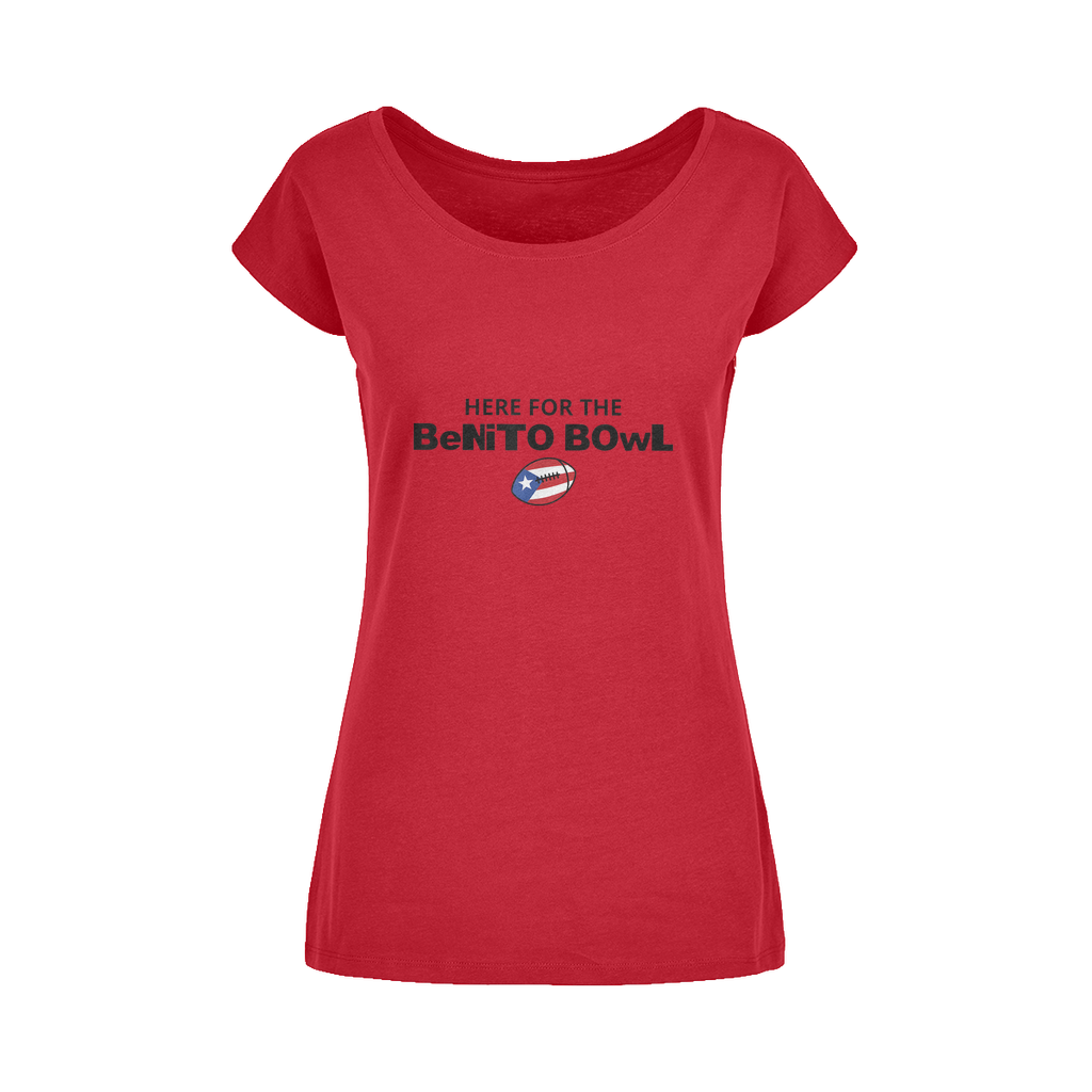 Benito Bowl Wide Neck Womens T-Shirt XS-5XL