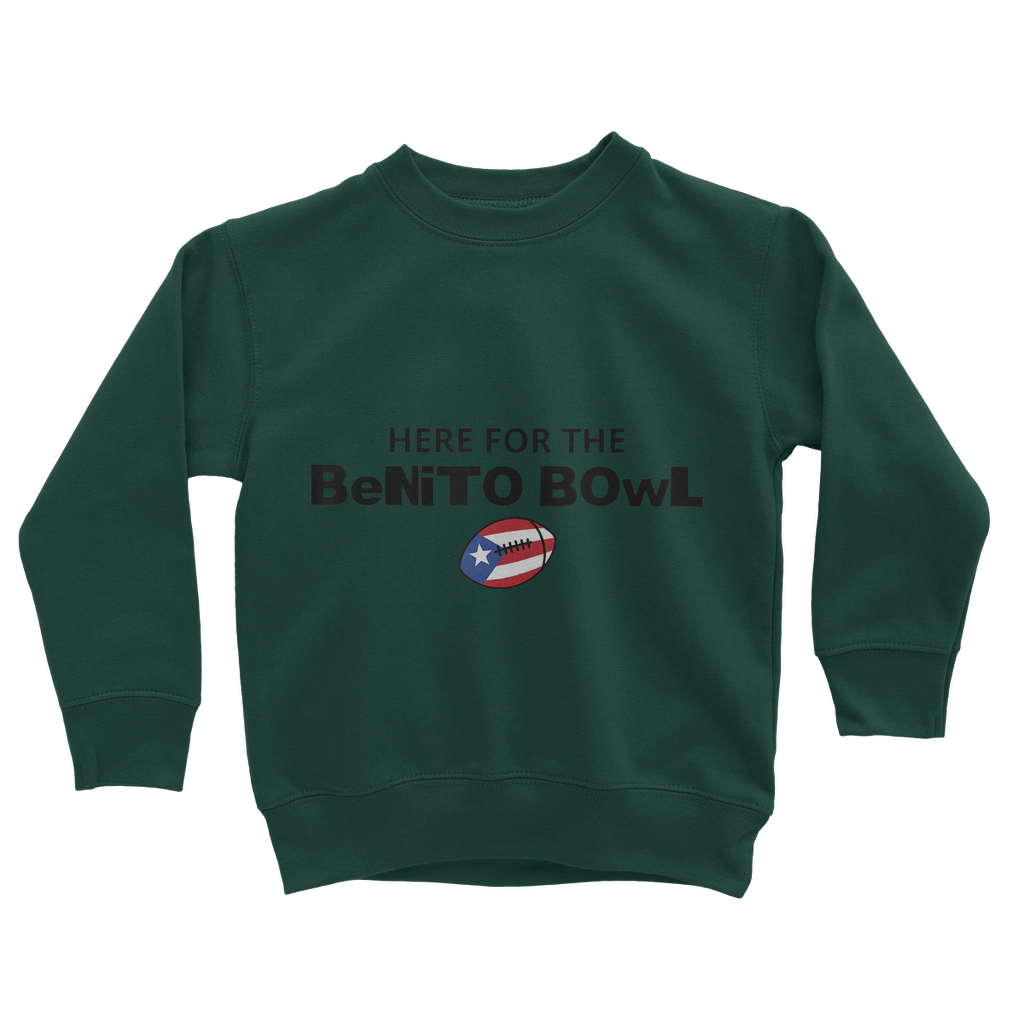 Benito Bowl Classic Kids Sweatshirt