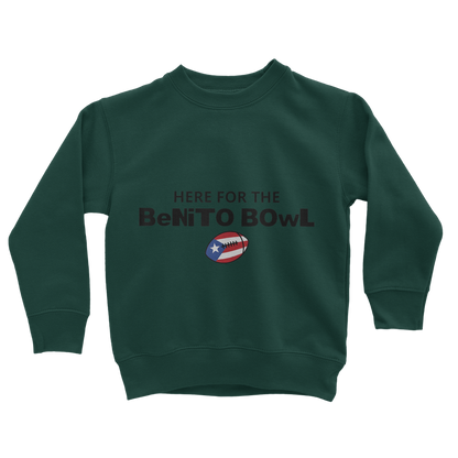Benito Bowl Classic Kids Sweatshirt