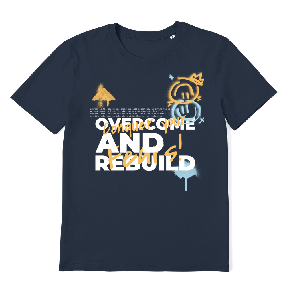 ZerofeaR Conquer Premium Organic Adult T-Shirt