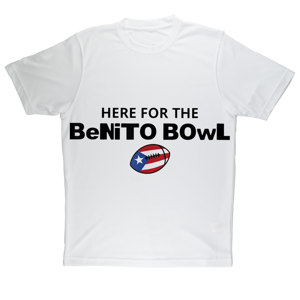 Benito Bowl Sublimation Performance Adult T-Shirt