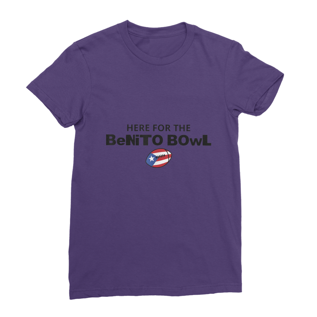 Benito Bowl Premium Jersey Women's T-Shirt