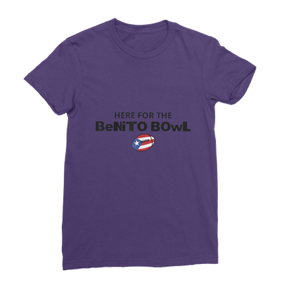 Benito Bowl Premium Jersey Women's T-Shirt