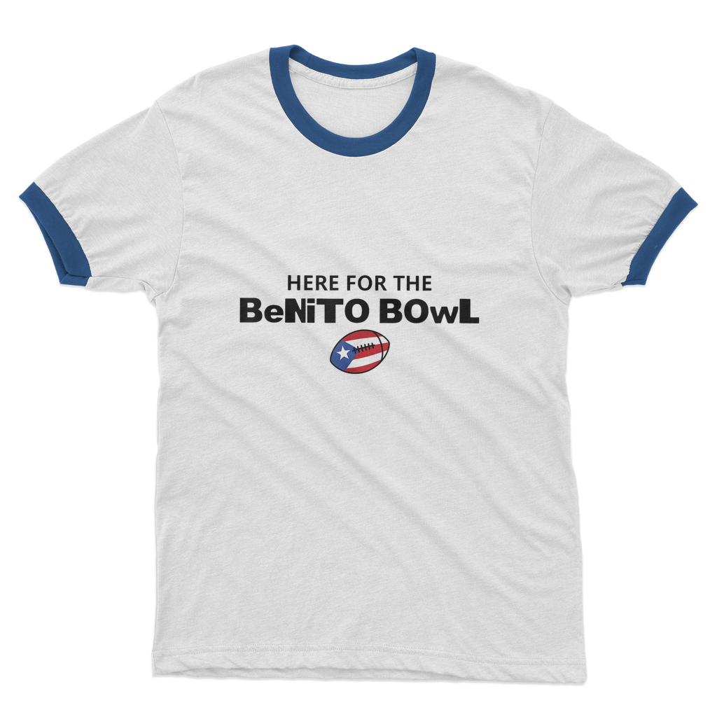 Benito Bowl Adult Ringer T-Shirt