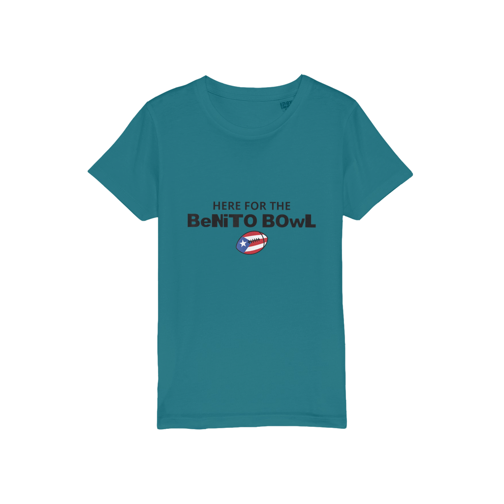 Benito Bowl Organic Jersey Kids T-Shirt