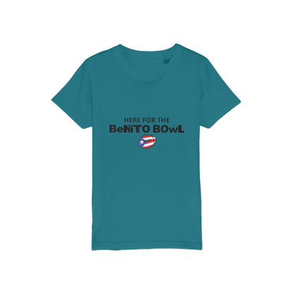 Benito Bowl Organic Jersey Kids T-Shirt