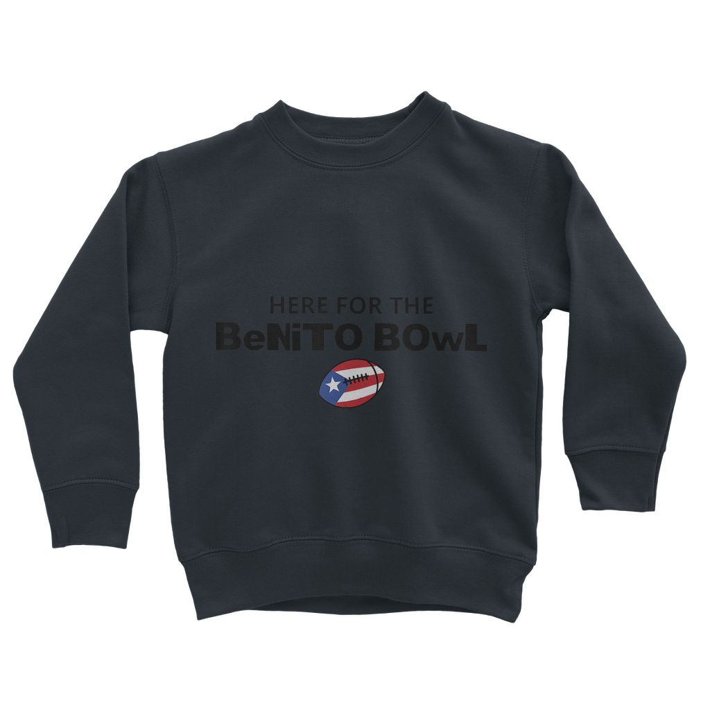 Benito Bowl Classic Kids Sweatshirt