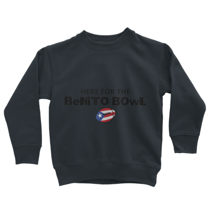 Benito Bowl Classic Kids Sweatshirt