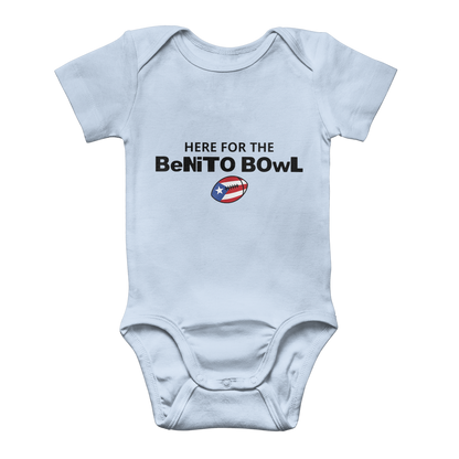 Benito Bowl Classic Baby Onesie Bodysuit