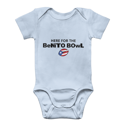 Benito Bowl Classic Baby Onesie Bodysuit