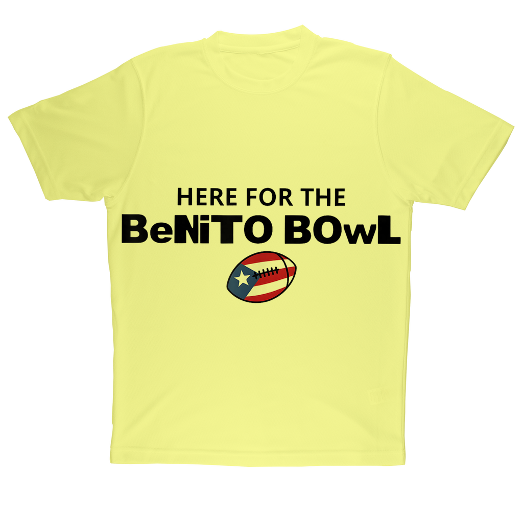 Benito Bowl Sublimation Performance Adult T-Shirt