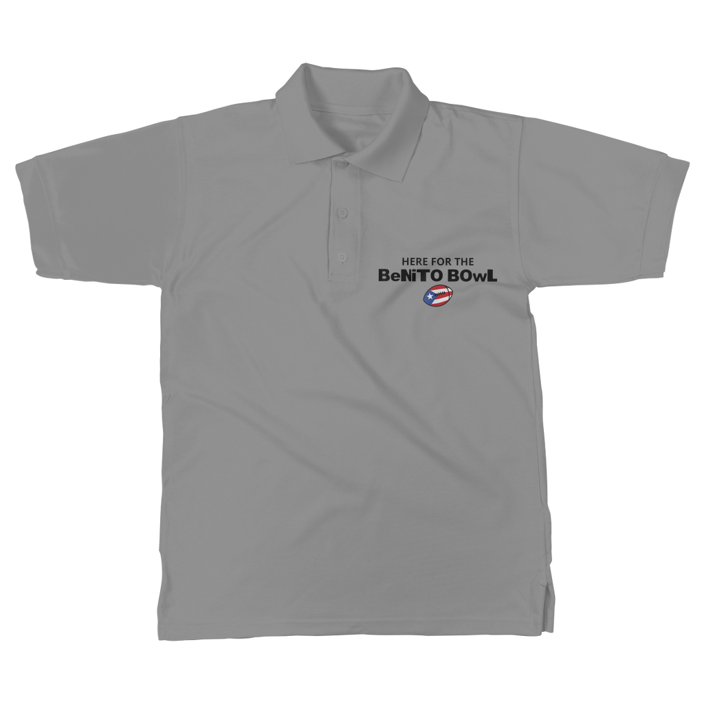 Benito Bowl Classic Adult Polo Shirt