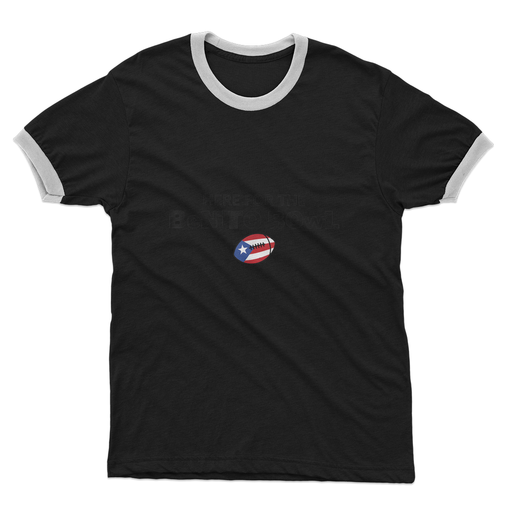 Benito Bowl Adult Ringer T-Shirt