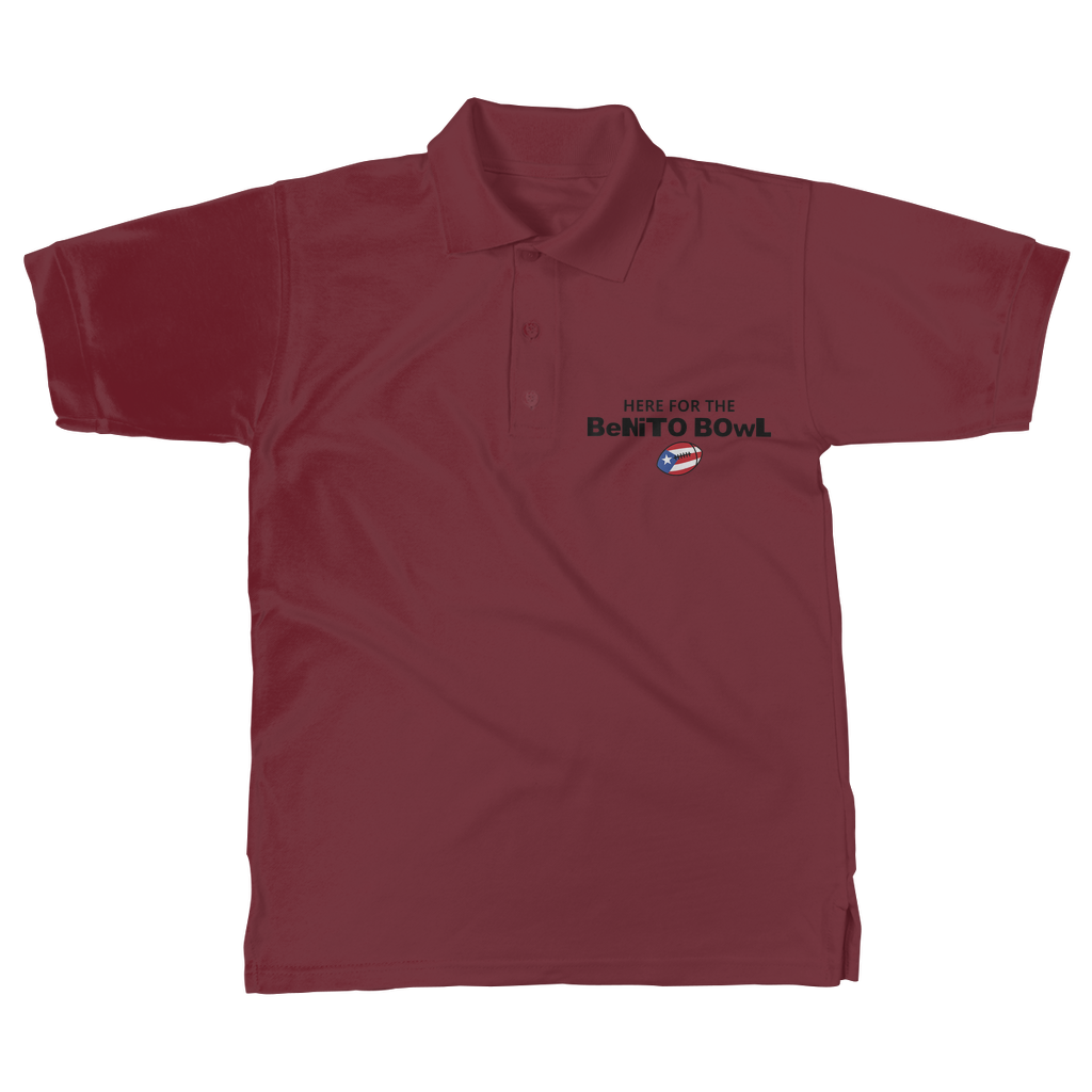 Benito Bowl Classic Adult Polo Shirt
