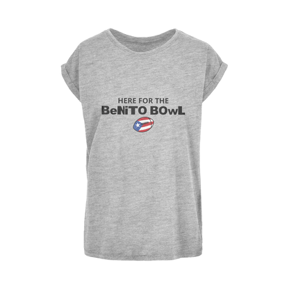 Benito Bowl Women's Extended Shoulder T-Shirt XS-5XL