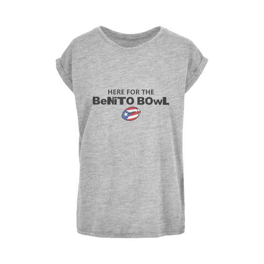 Benito Bowl Women's Extended Shoulder T-Shirt XS-5XL