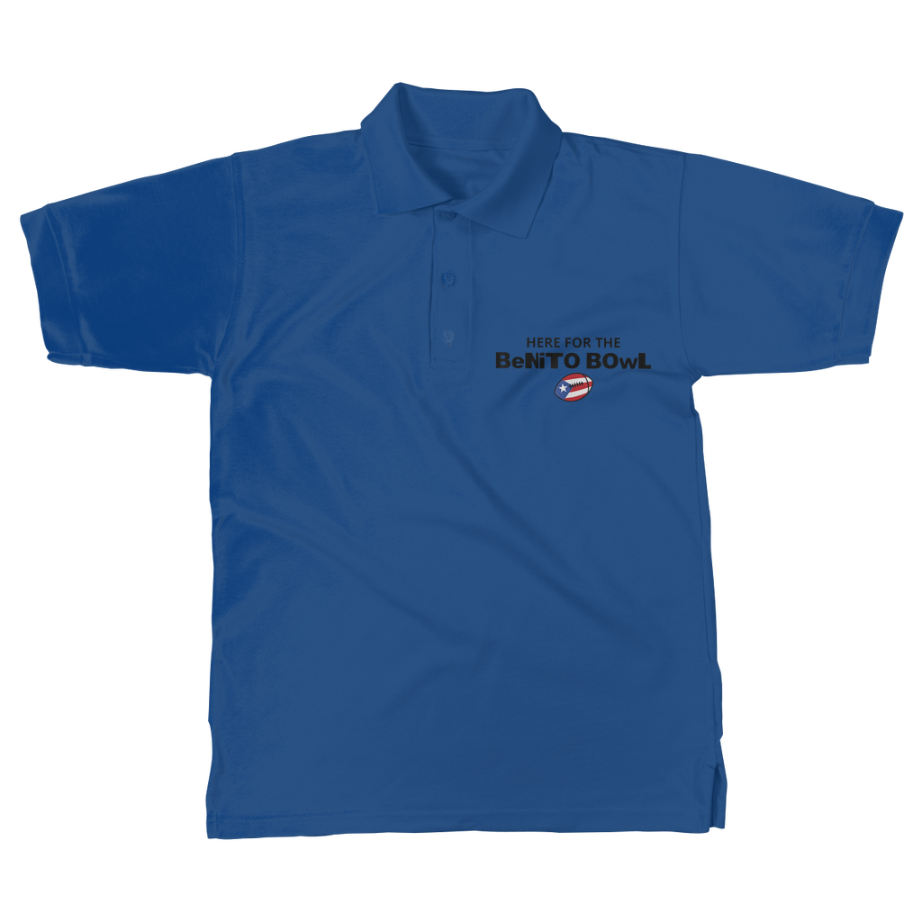 Benito Bowl Classic Adult Polo Shirt