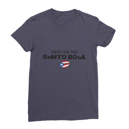 Benito Bowl Premium Jersey Women's T-Shirt