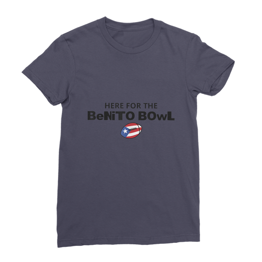 Benito Bowl Premium Jersey Women's T-Shirt