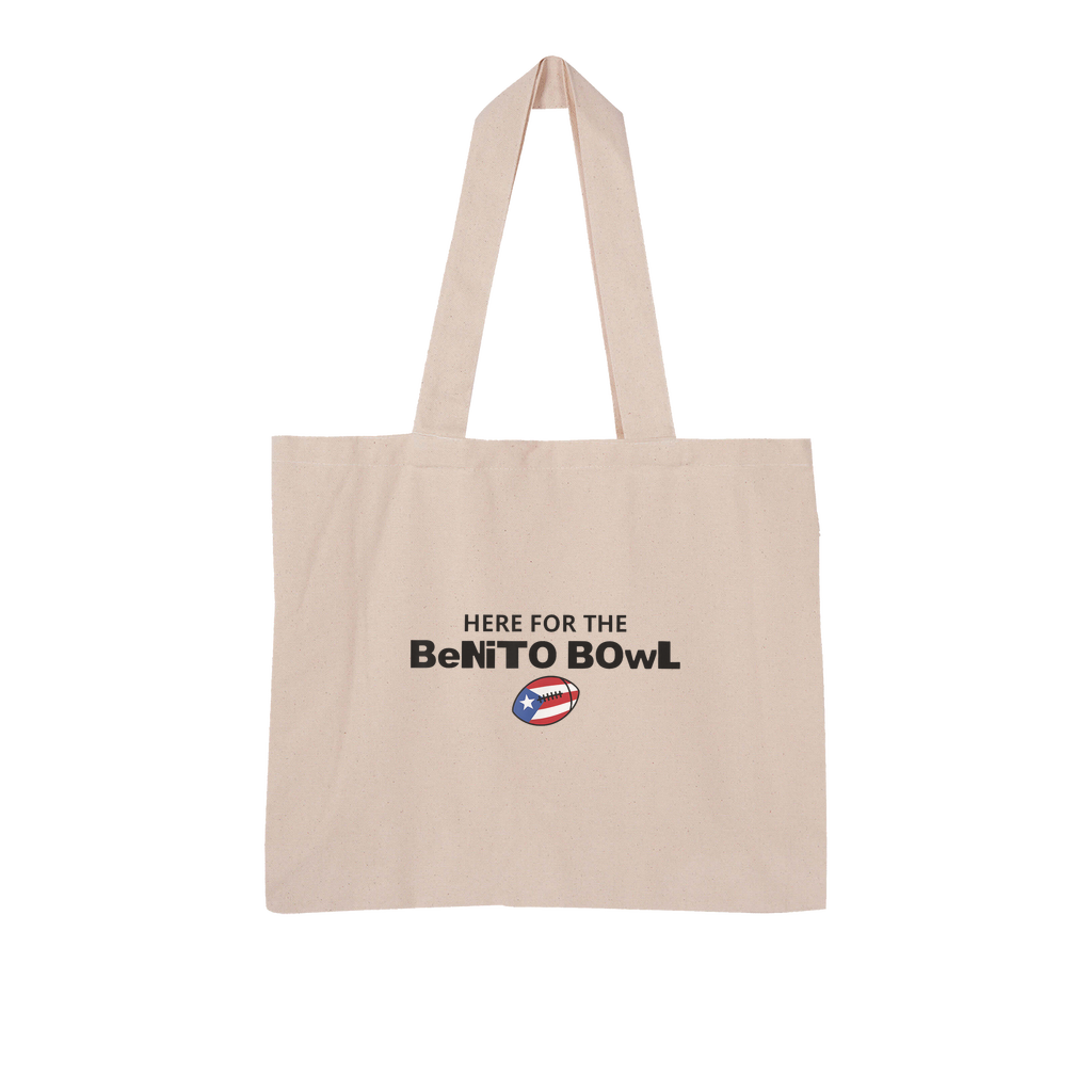 Benito Bowl Large Organic Tote Bag
