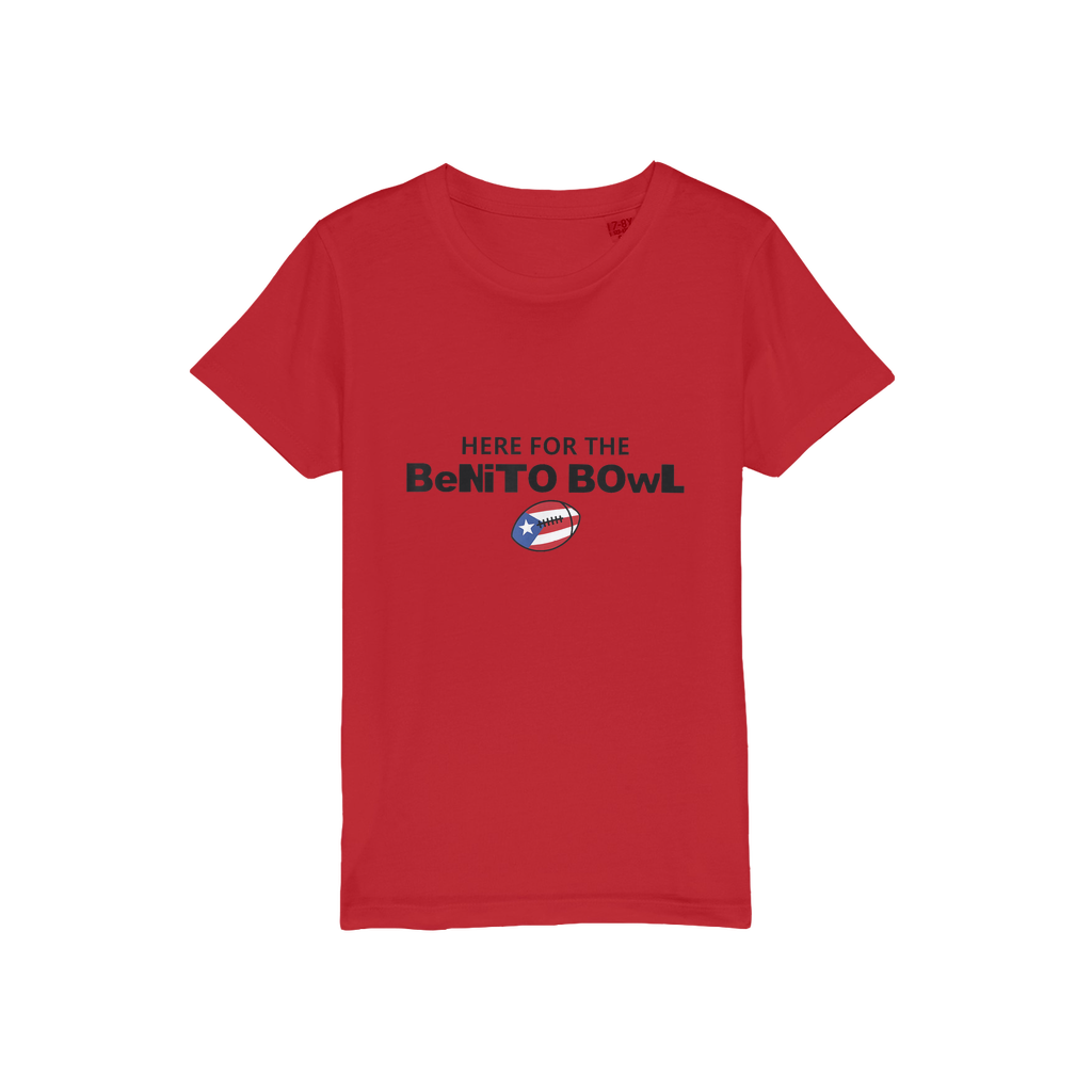 Benito Bowl Organic Jersey Kids T-Shirt