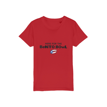 Benito Bowl Organic Jersey Kids T-Shirt