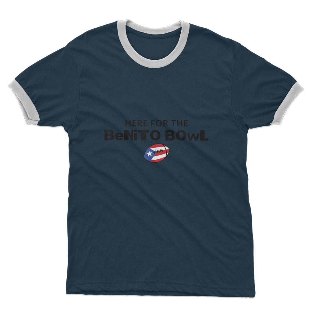 Benito Bowl Adult Ringer T-Shirt