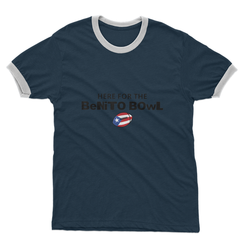 Benito Bowl Adult Ringer T-Shirt