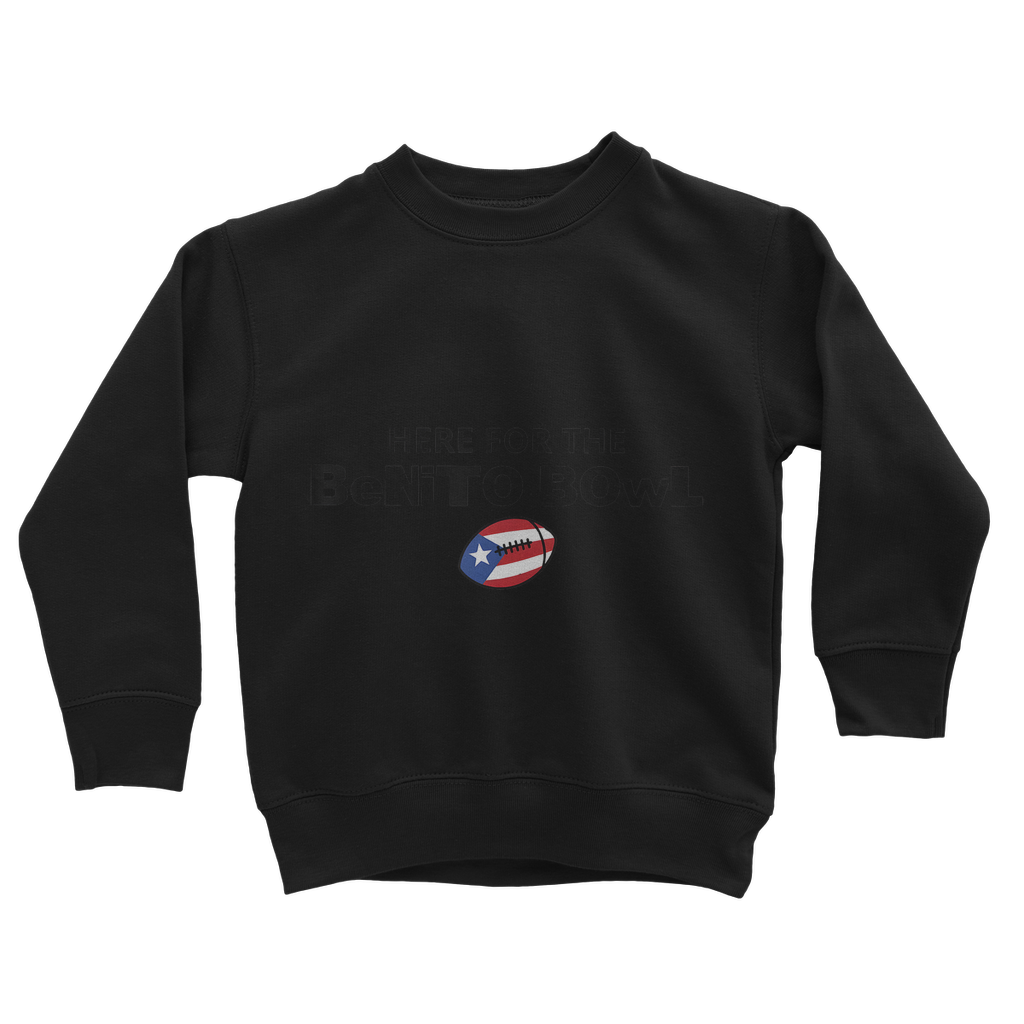 Benito Bowl Classic Kids Sweatshirt