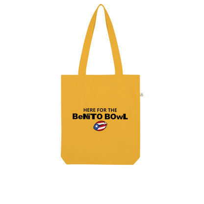 Benito Bowl Organic Tote Bag