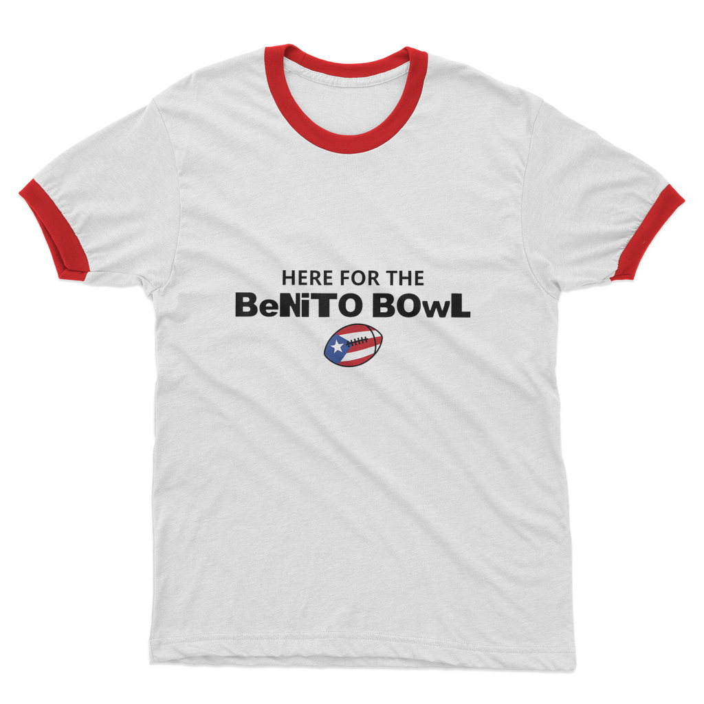 Benito Bowl Adult Ringer T-Shirt