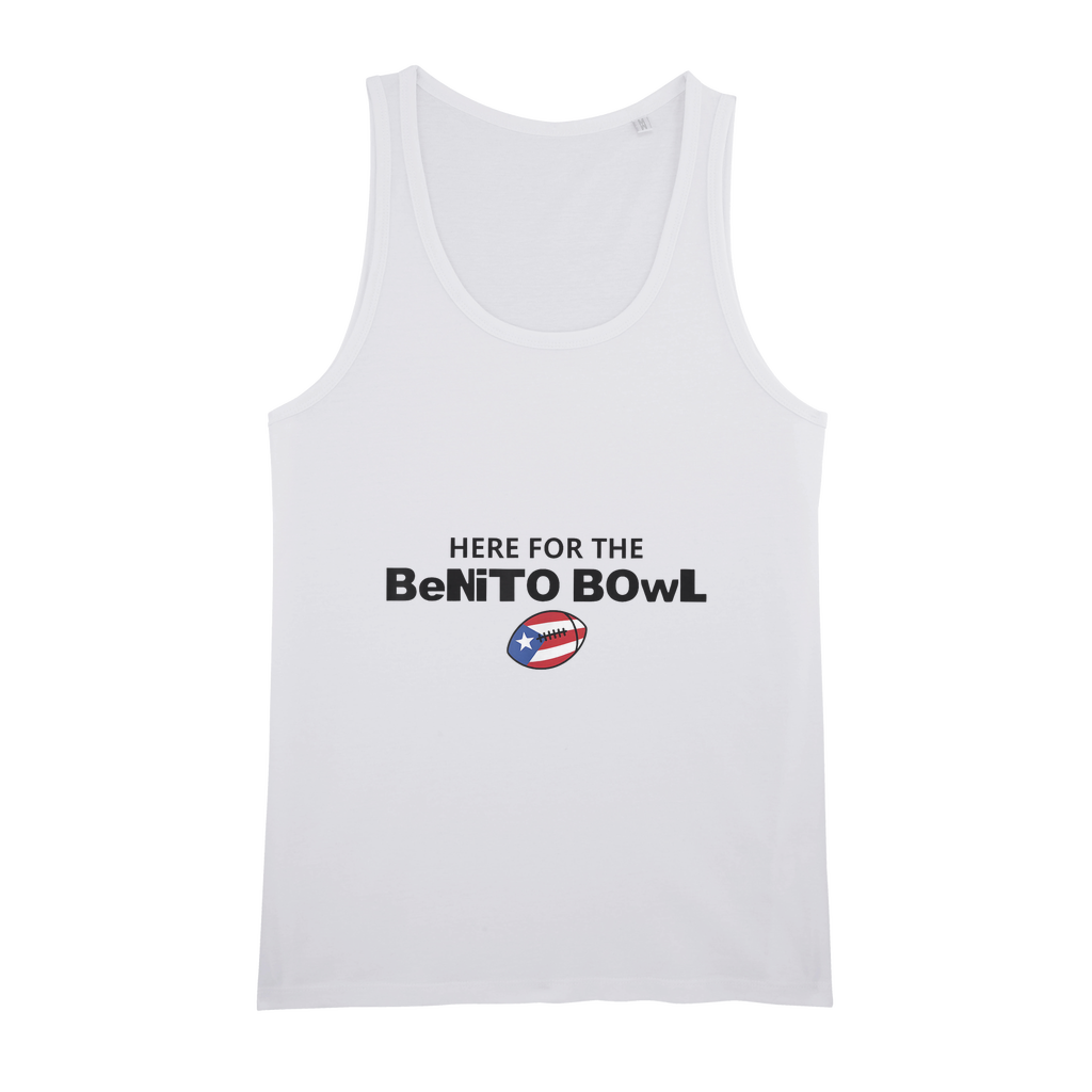 Benito Bowl Organic Jersey Unisex Tank Top